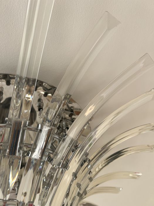 Żyrandol szklany plafon glamour Maxlight Kristal 3960/12 C