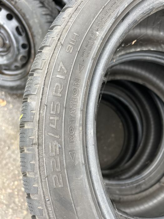 Opony zimowe 22545R17 Nokian 225/45R17 Wroclaw