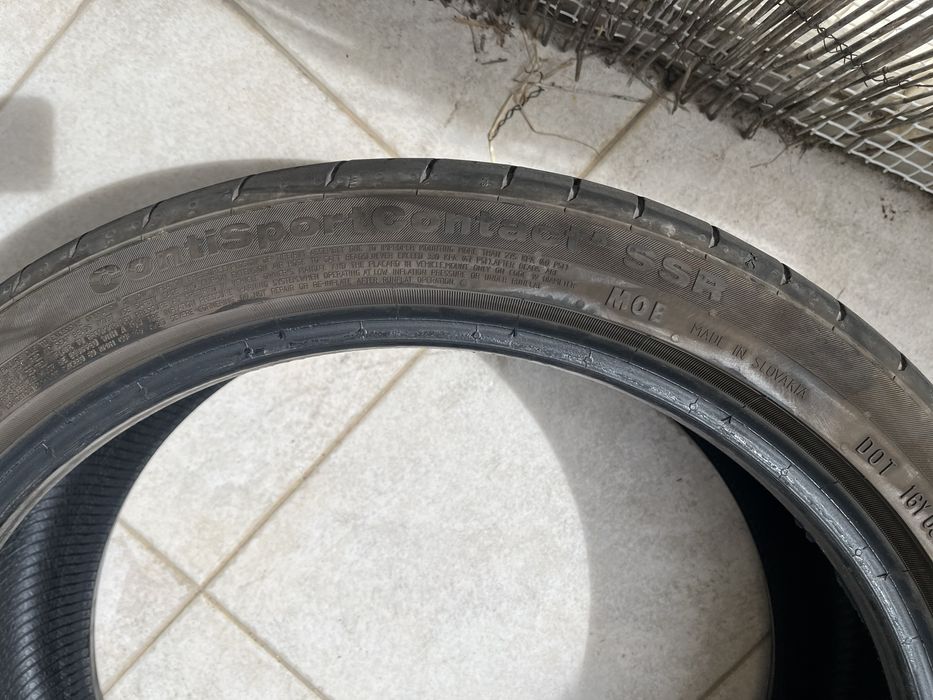 Runflat  2x Pneus usados Continentel 19”