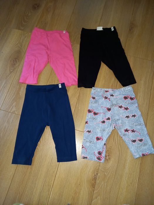 Krótkie legginsy kolorowe 4pack 110