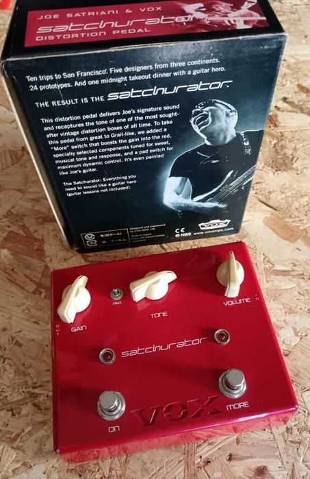 Vox Satchurator Joe Satriani Distortion Pedal. Excelente oportunidade.
