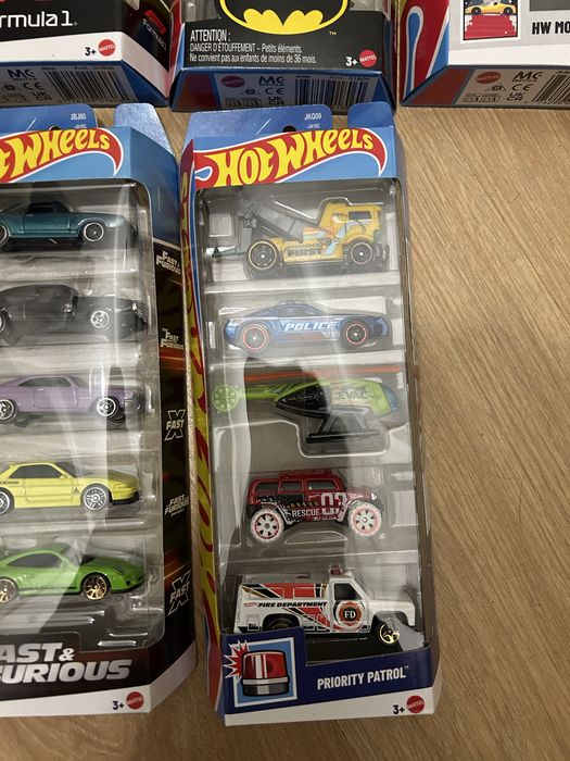 HotWheels pack 5