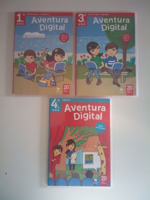 DVD's apoio ao estudo de Português 4º e Inglês 5º ano
