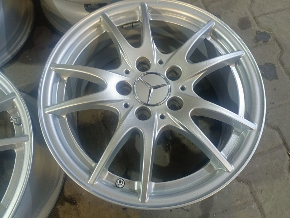 Felgi aluminiowe Mercedes 5x112 6,5jx16 et49 jak NOWE
