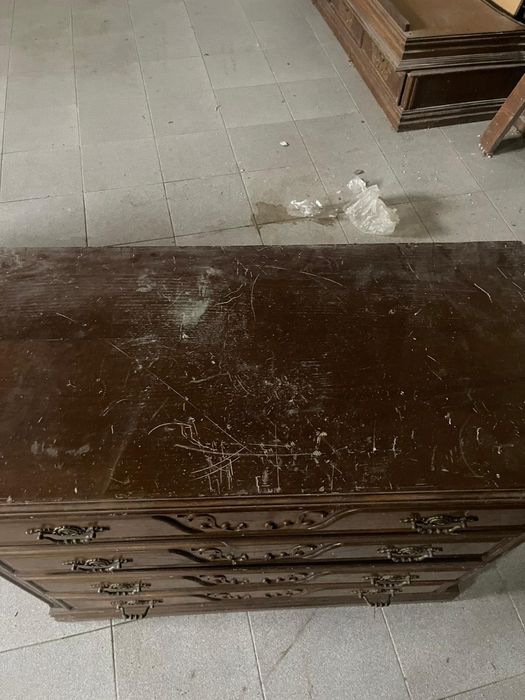 Cómoda para restauro madeira maciça