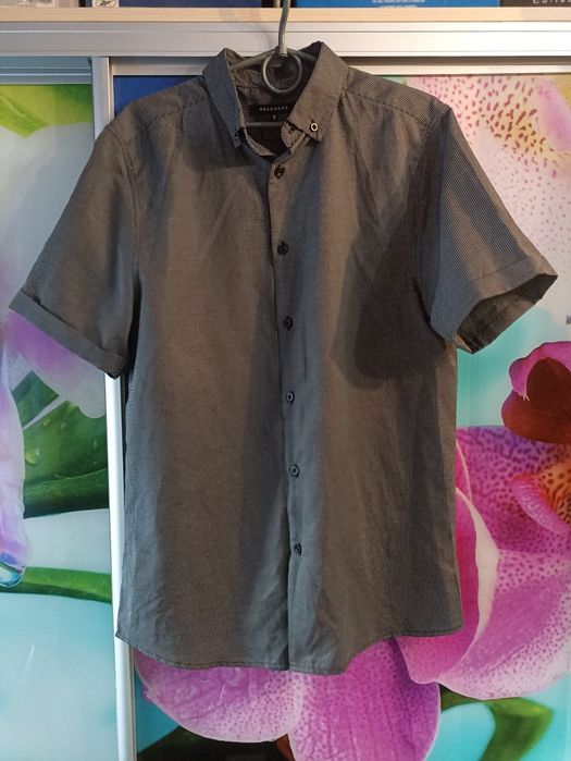 Лёгкая рубашка Peacocks Classic Fit, размер S,M