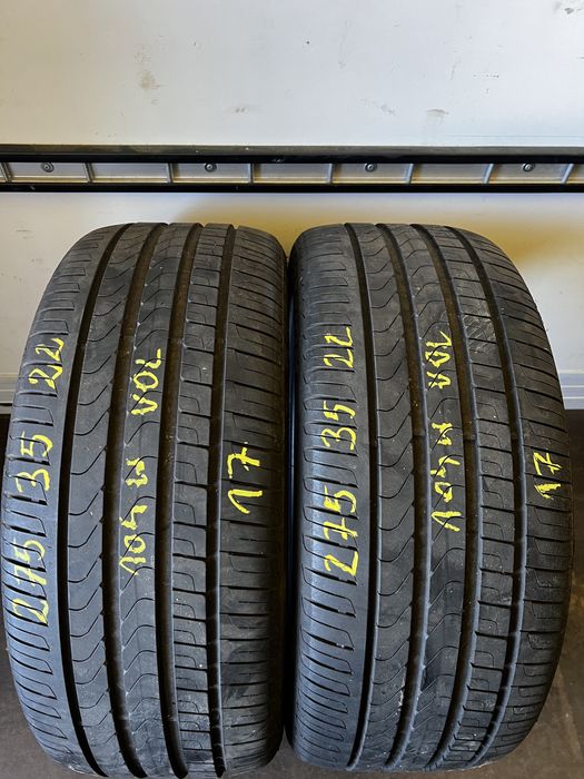 Dwie opony Pirelli scorpion verde 275/35/22