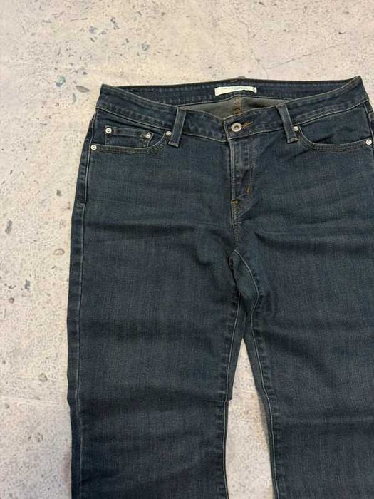 Ciemne granatowe jeansy bootcut flared Levi’s 545 Low Boot Cut