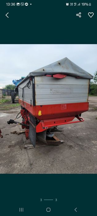 Розсівач 3900 л kverneland