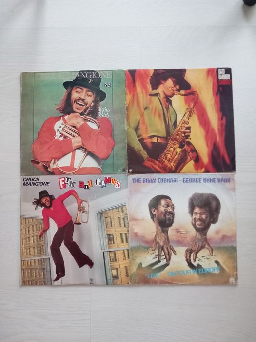 Lote LPs jazz Jean Luc Ponty Mezzoforte Billy Cobham Grover Washington