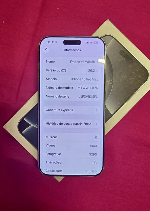 Iphone 16 pro max 256gb