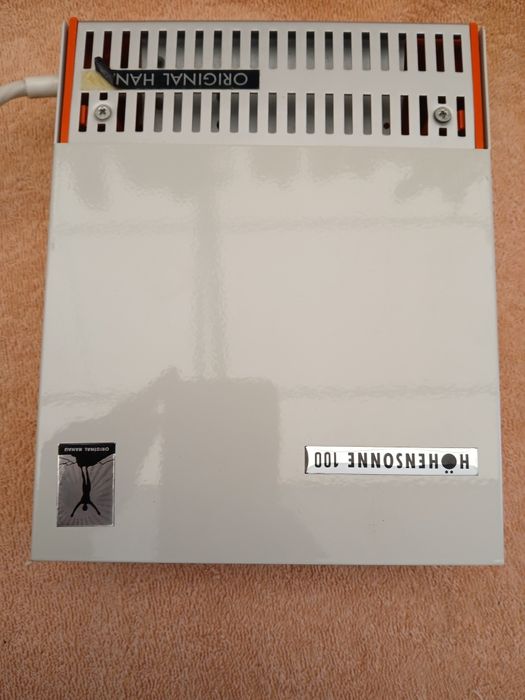 lampa leczniczo-opalająca UV/IR w wersji kompaktowej z lat 70