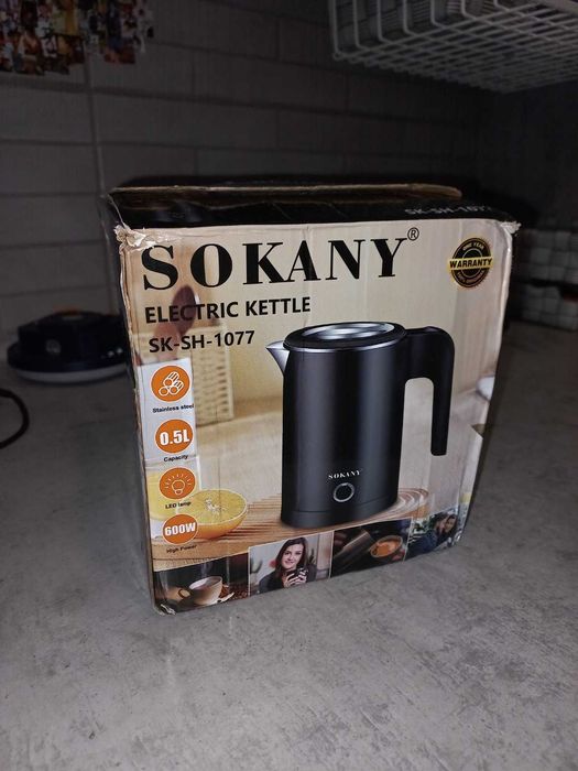 Электрочайник дорожный Sokany SK-SH-1077