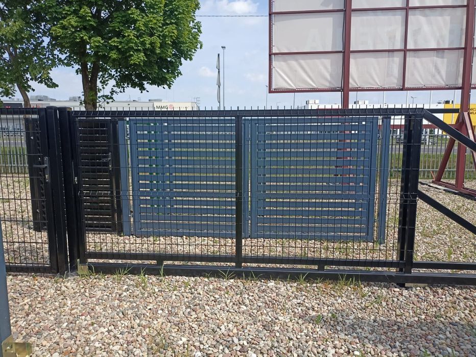 Ogrodzenia panelowe panel bramy furtki słupki płot palety