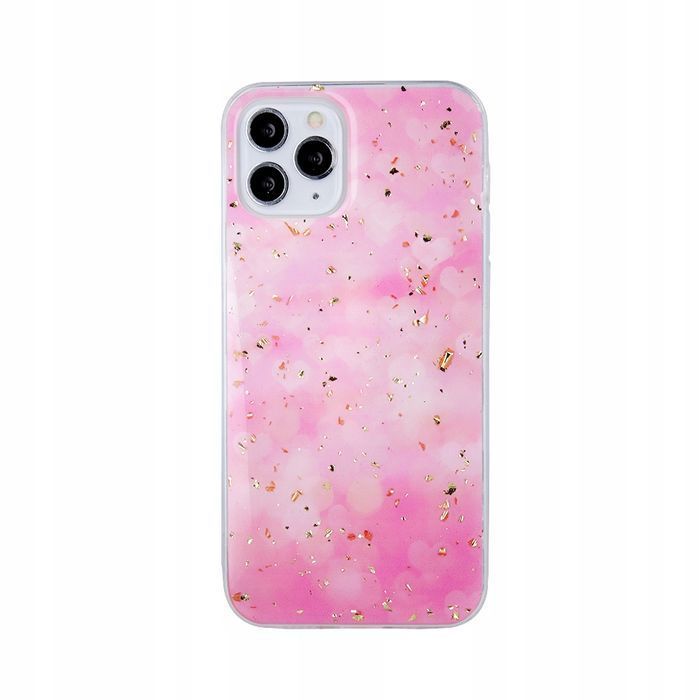 Etui Silikonowe Gold Glam Do Samsung S20 Fe / S20 Lite Różowe