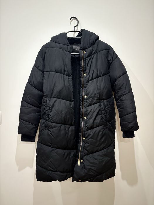 Płaszczyk zimowy czarny 152 cm 12 lat Next