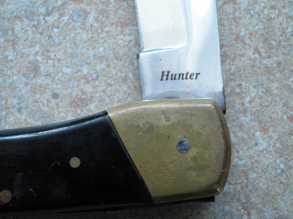 stary nóż scyzoryk z blokadą głowni hunter