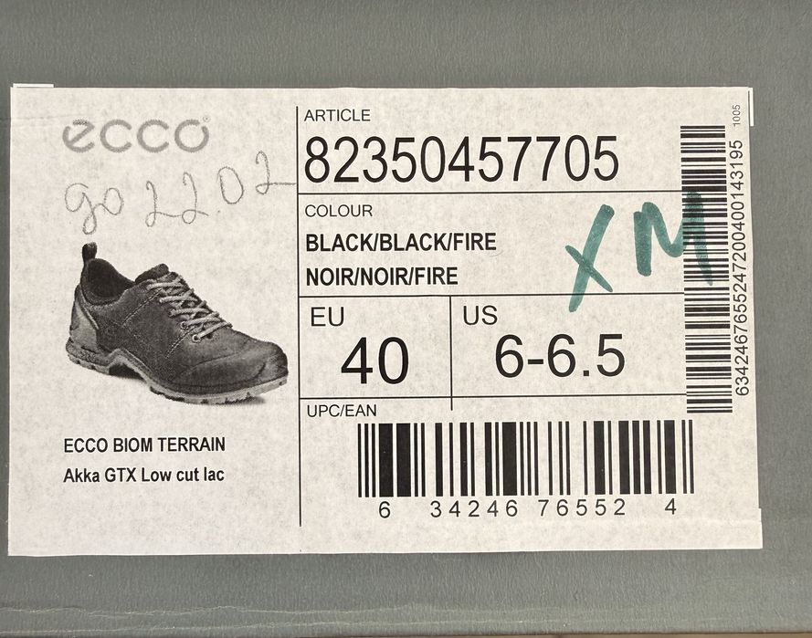 кросівки ECCO BIOM TERRAIN Akka GTX Low.