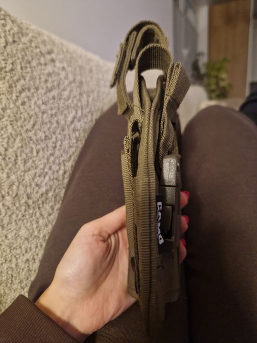 Kabura pistoletowa camo molle uniwersalna olive