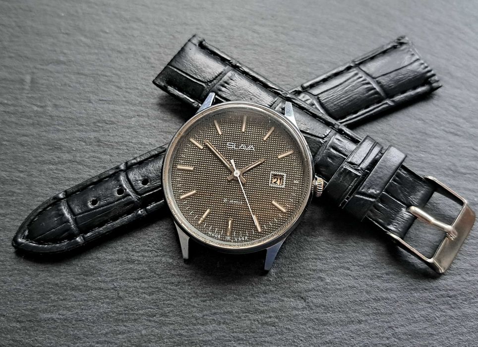 Slava Mikrokratka radziecki zegarek vintage