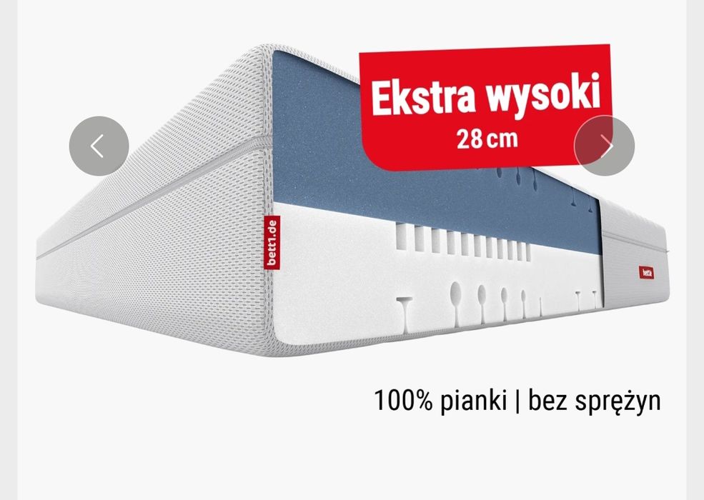 Sprzedam Nowy Materac firmy Bett1 28 cm