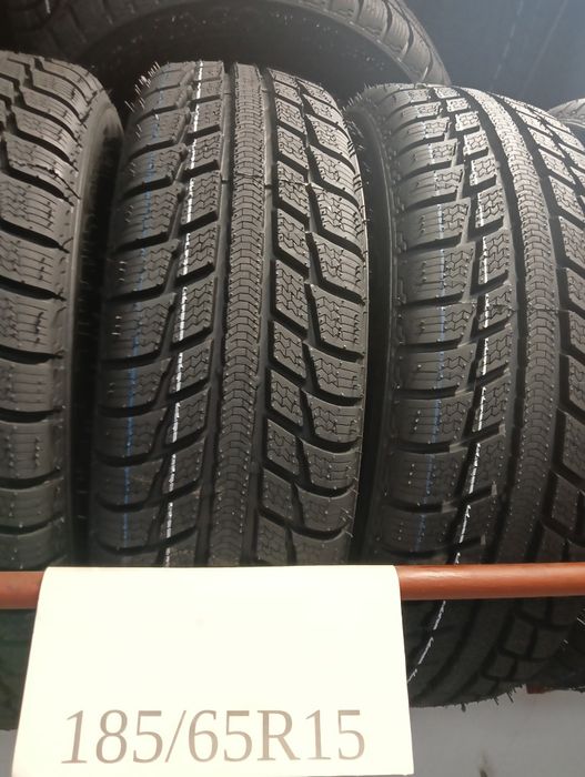 Sprzedam opony nowe zimowe bieżnikowane 185/65R15