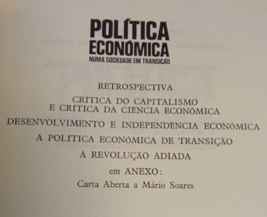 Política económica numa sociedade em transição