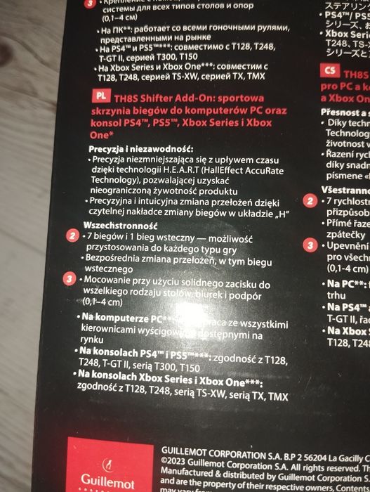 Shifter thrustmaster TH8S