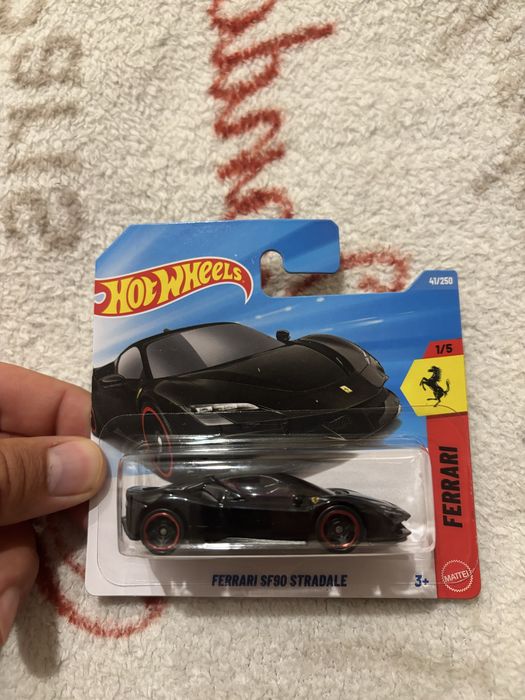 hot wheels ferrari sf90 stradale czarna