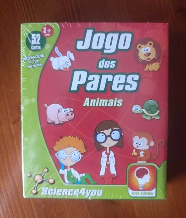 Jogo dos Pares Animais - Science4you