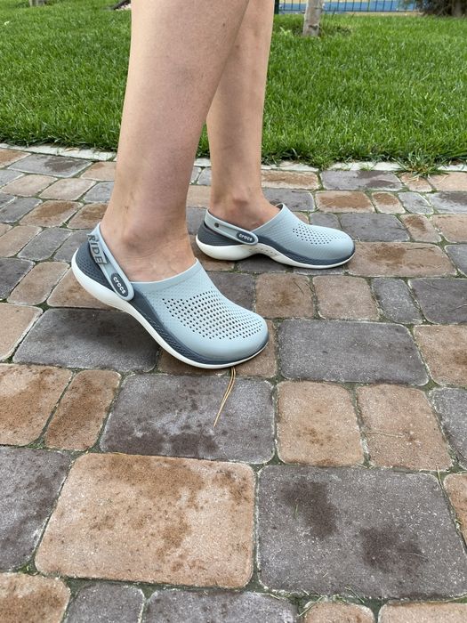 Crocs  кроксы синие literide 360 серые черные 36-44