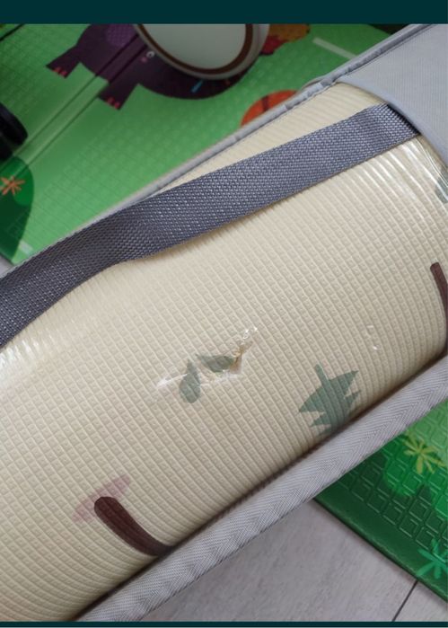 Dwustronna mata piankowa XXL - 180 x 150 x 2 cm gruba - rulon