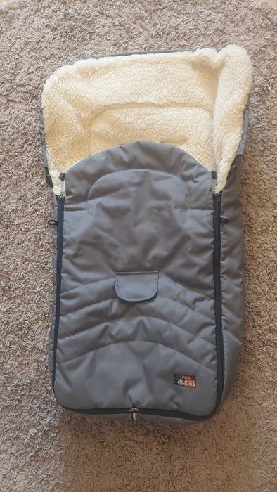 Зимовий конверт на овчині  FOR KIDS у візок, санчата тощо