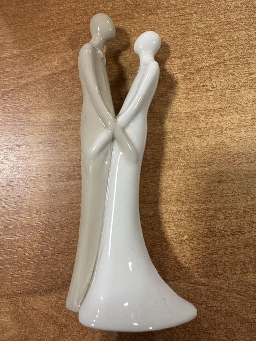 Figurka ceramiczna Para wysokość ok 17cm