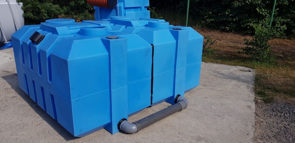Zbiornik Plastikowy 4400L Deszczówkę 3000L - 4000L Szambo Ekologiczne