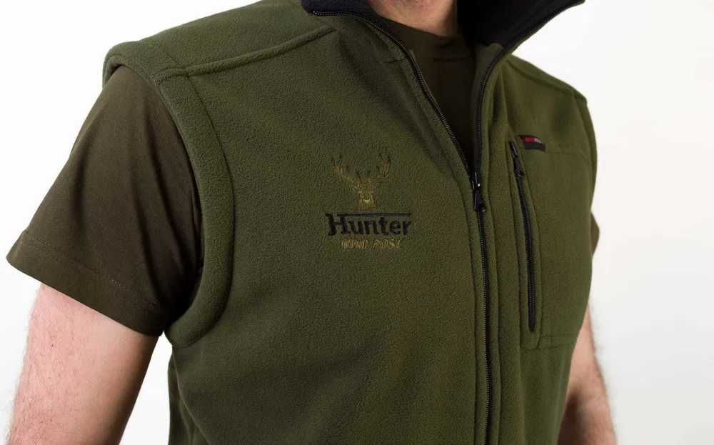 Kamizelka z polaru / bezrękawnik myśliwski na polowanie do lasu HUNTER