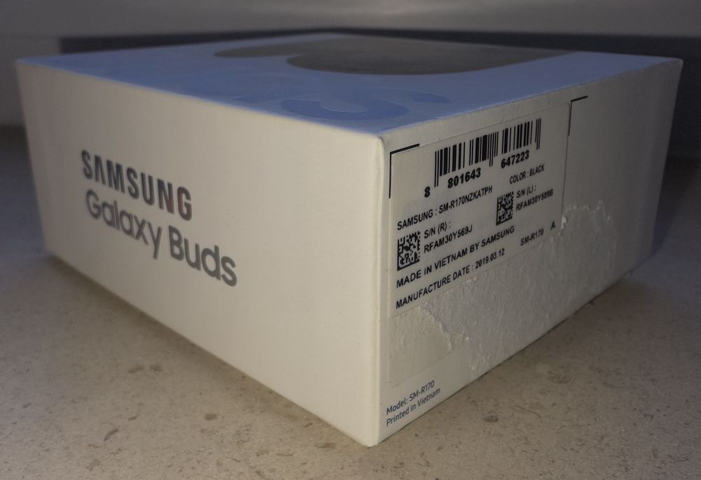 Samsung Galaxy Buds Originais (SM-R170) + Caixa + Fatura + Extras | Bom Estado