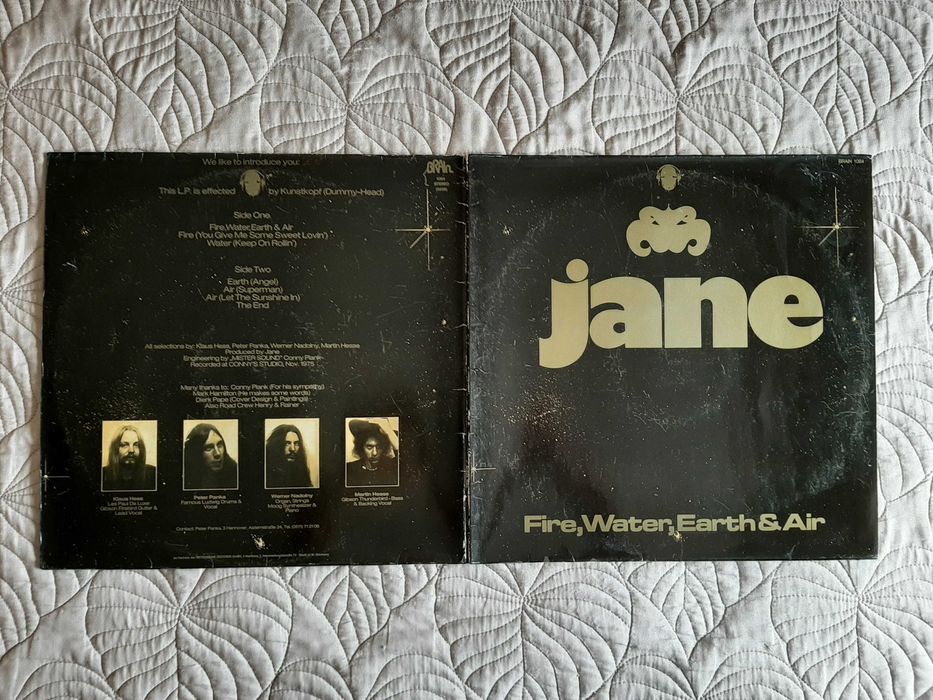 Jane - Fire, Water, Earth & Air - Germany - Vinil LP