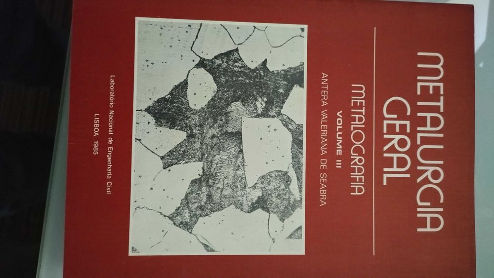Engenharia - Livros de Metalurgia Geral - 3 Volumes