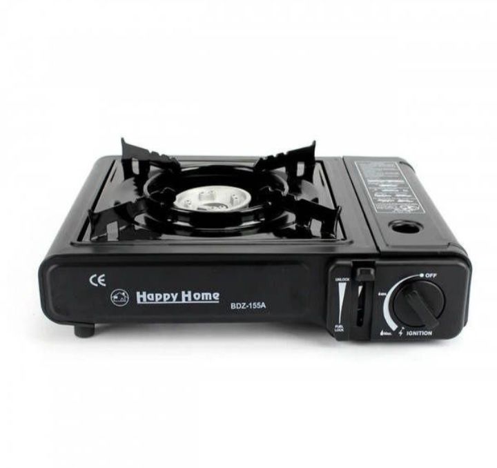 Газовая туристическая плита Happy home BDZ-155-A с кейсом