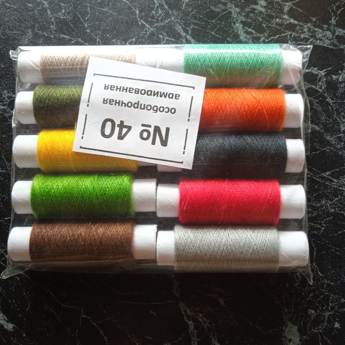 Нитки швейні  40/2, 20/3, 20/2.