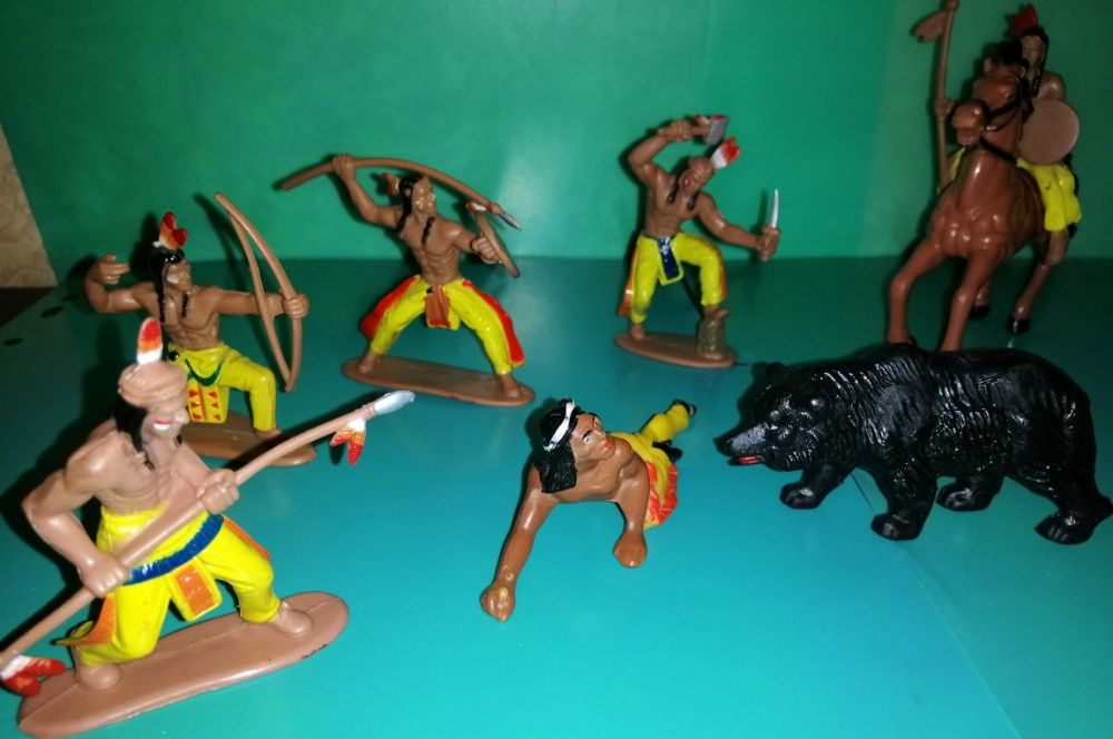 Из жизни индейцев . Нападение медведя .