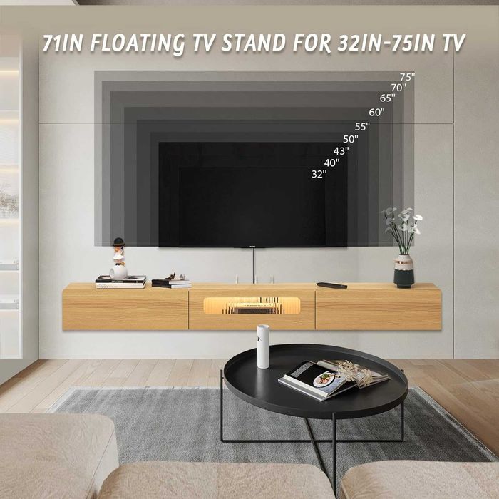 Nowa szafka pod telewizor / szafka RTV / LED / wisząca / 180cm / R276!