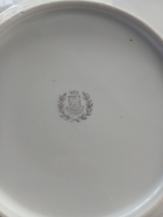 Talerze śniadaniowe 19 cm Weisswasser 6 sztuk komplet