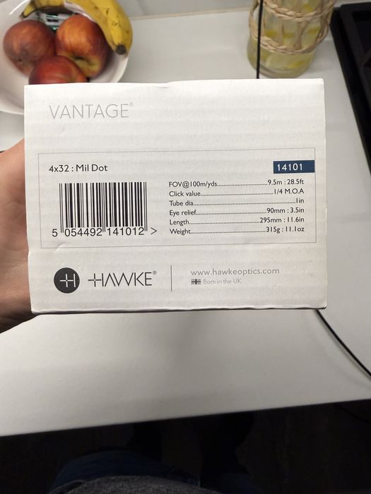 Оптичний приціл Hawke Vantage 4x32 Mil Dot — Б/у, стан відмінний