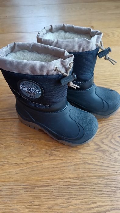 Śniegowce chłopięce Muflon - wełna