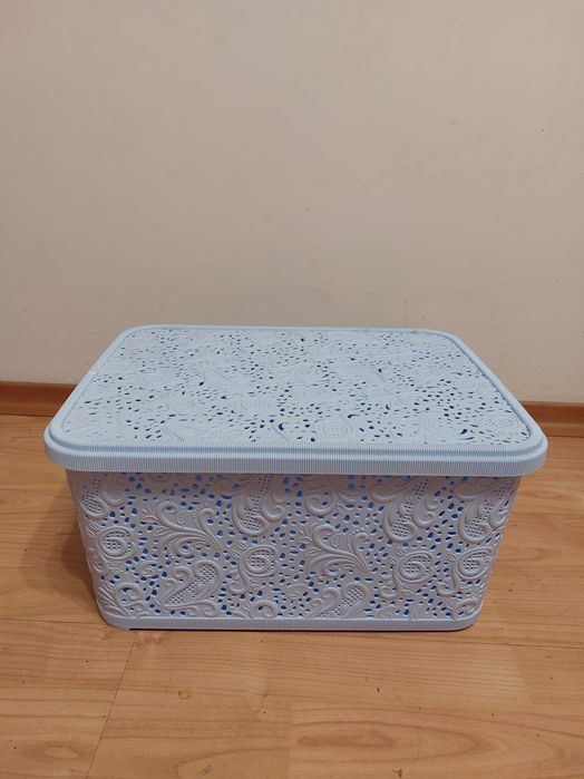 Кошик з кришкою ажурний