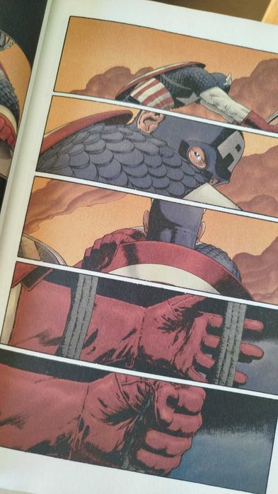 Livro de bd banda desenhada Capitão America