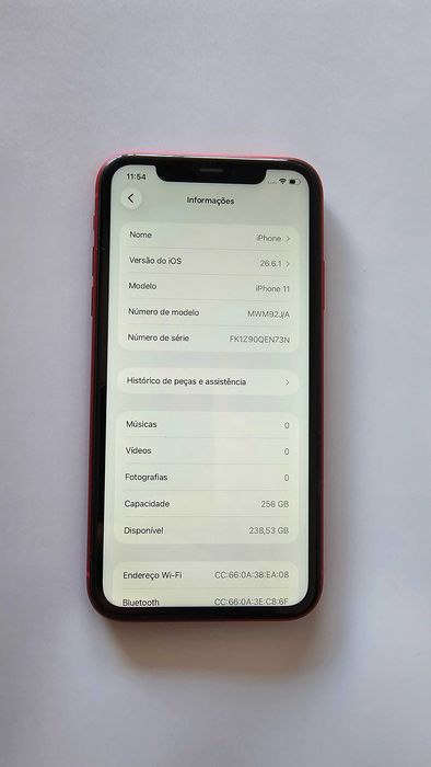 iphone 11 256GB. 100% Bateria