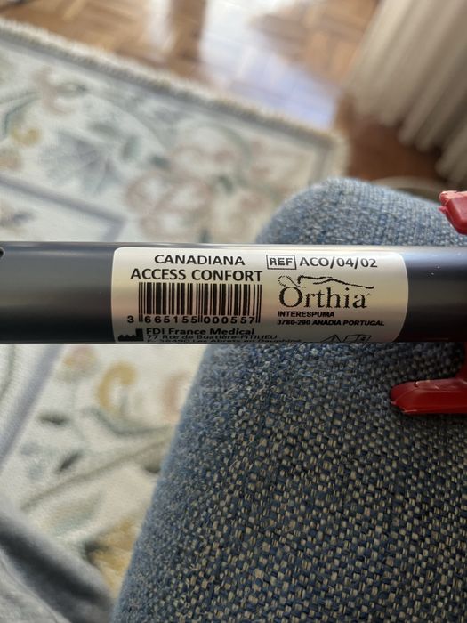 Muleta "Orthia Canadiana Access Comfort Vermelha" nova